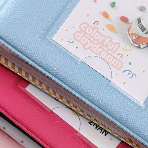 ZENKO 64 Pockets Mini Photo Album for instax mini film Blue