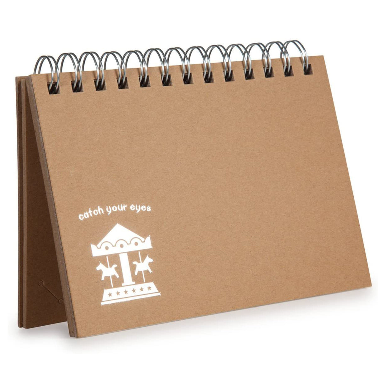 ZENKO 40 Sheets Desk Album For Square Film Brown