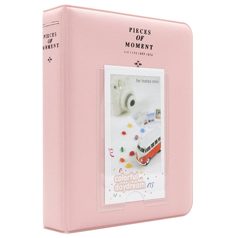Zenko Compatible 64 sheet Album for Fujifilm Instax Mini Film (3 inch) (Blossom Pink)