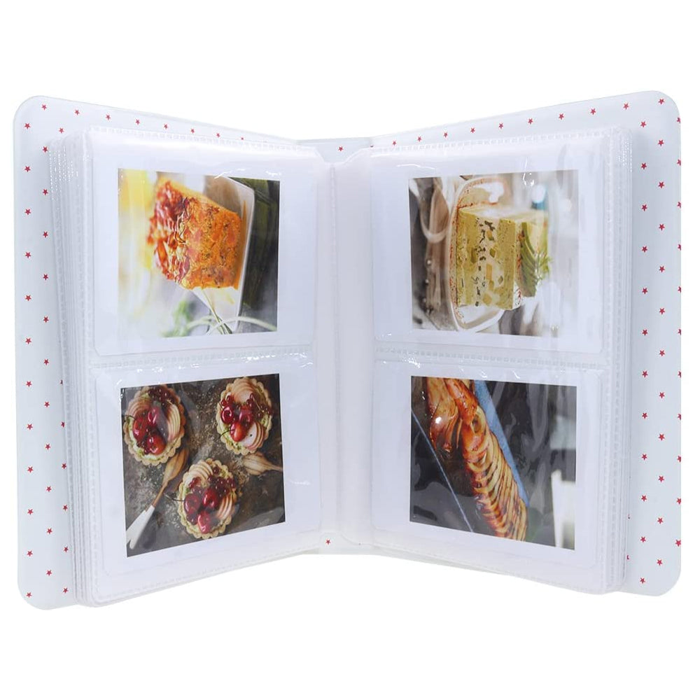 Zenko Compatible 64 sheet Album for Fujifilm Instax Mini Film (3 inch) (Pastel Blue)