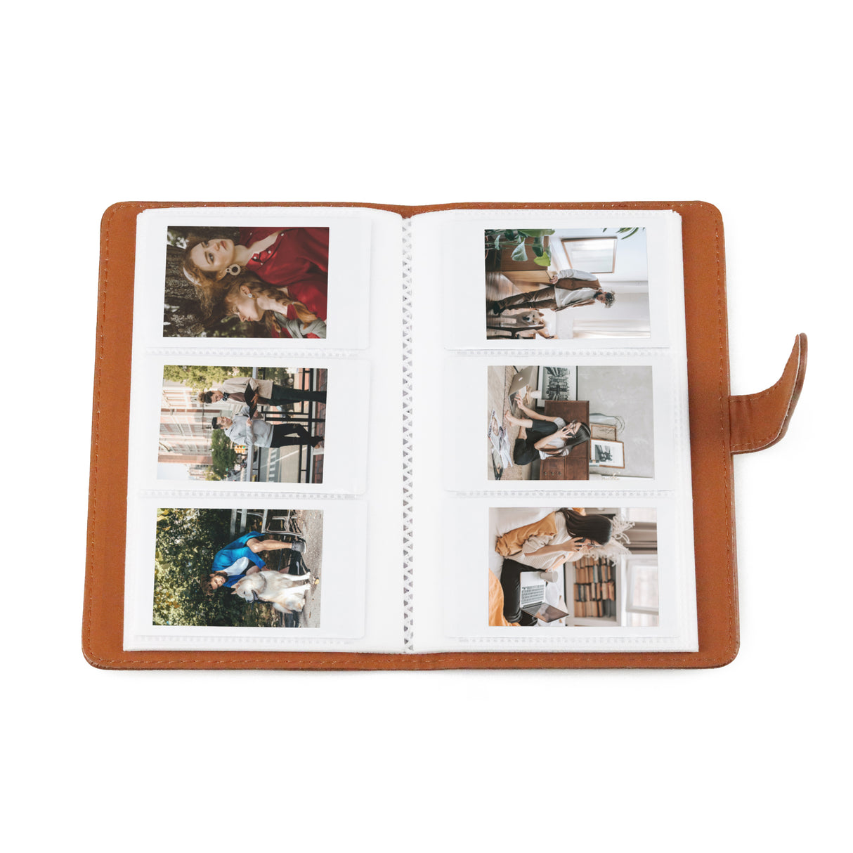 ZENKO 80 Sheets Album For Square Film Brown