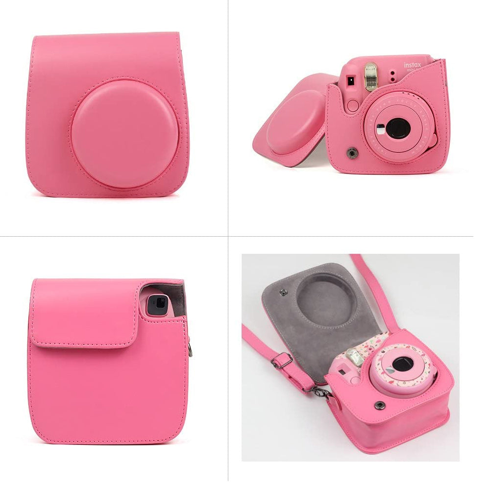 ZENKO MINI 8/8+/9 INSTAX CAMERA POUCH BAG (Flamingo pink)