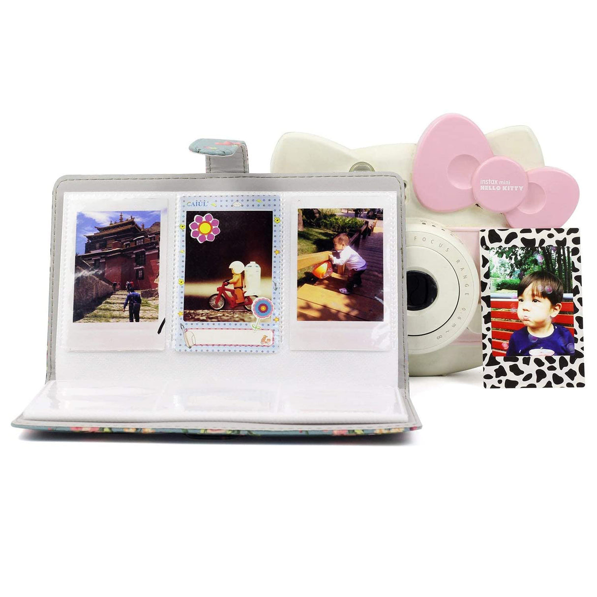 ZENKO 96 pocket Album For Mini Film (3 inch) Blue rose