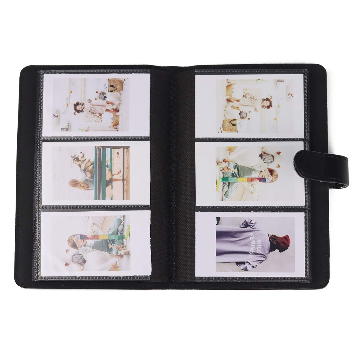 ZENKO 96-Sheets Album For Mini 11 9 7 8 25 50 90 40Film (3 inch) Charcoal gray