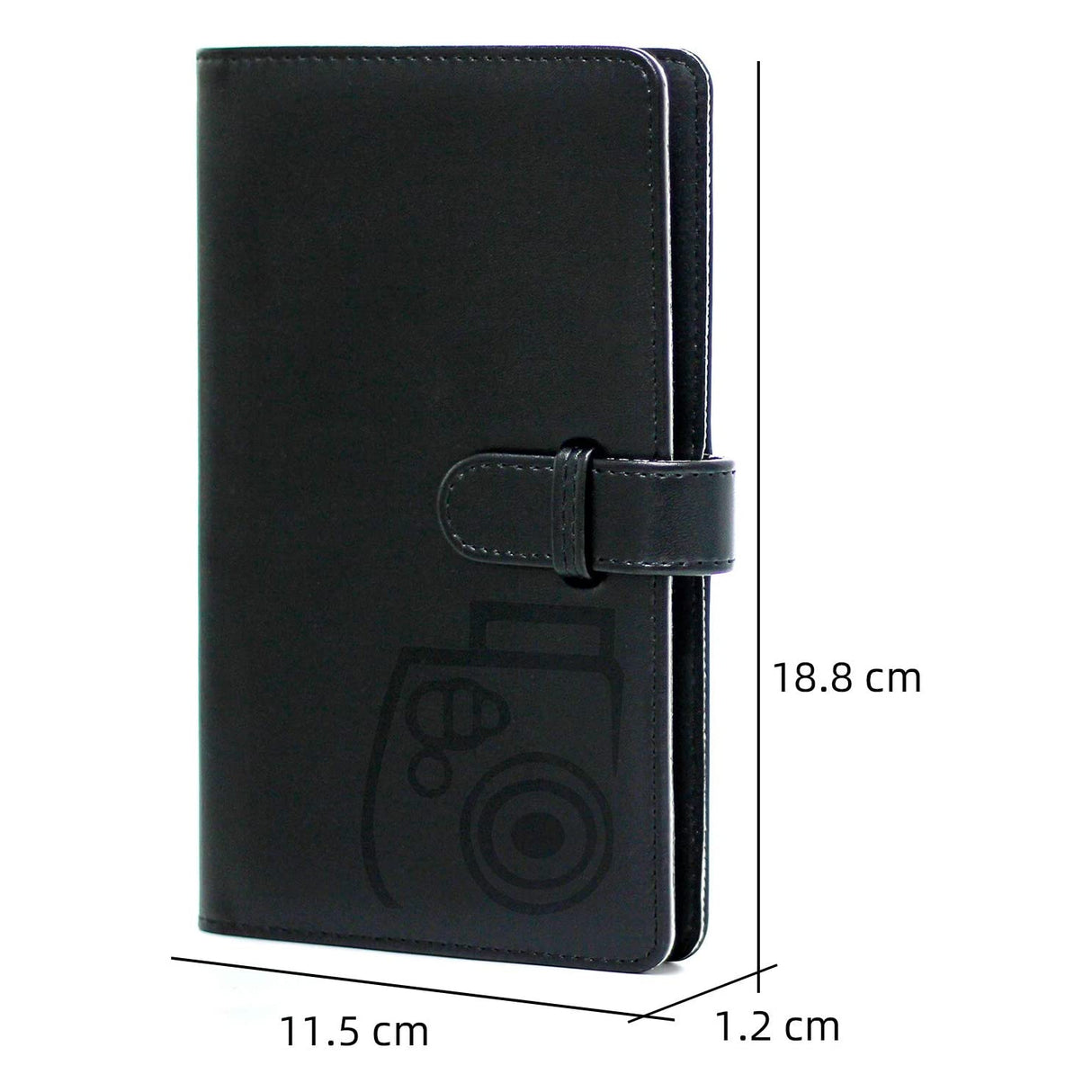 ZENKO 96-Sheets Album For Mini 11 9 7 8 25 50 90 40Film (3 inch) Charcoal gray