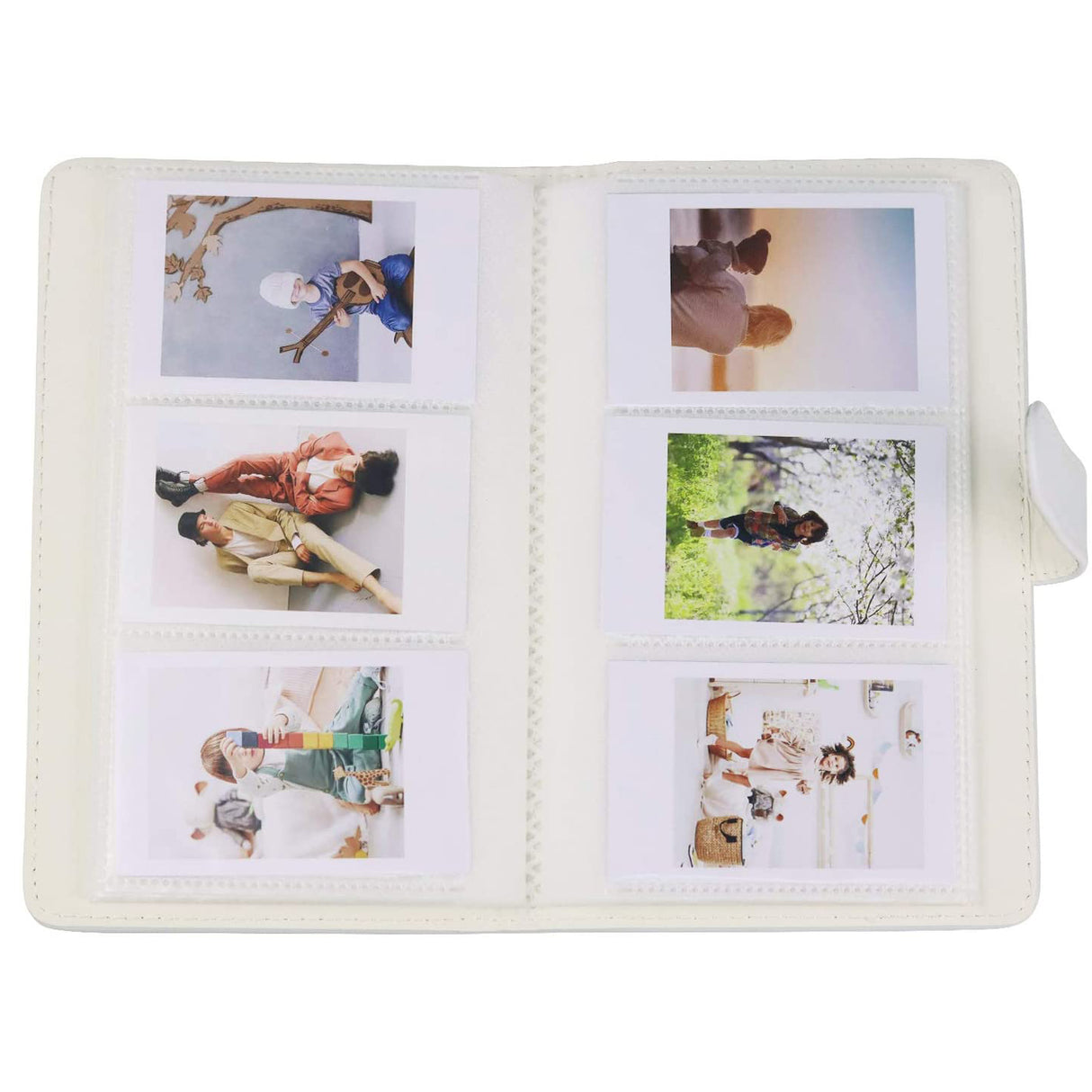 ZENKO 96-Sheets Album For Mini 11 9 7 8 25 50 90 40Film (3 inch) lce white