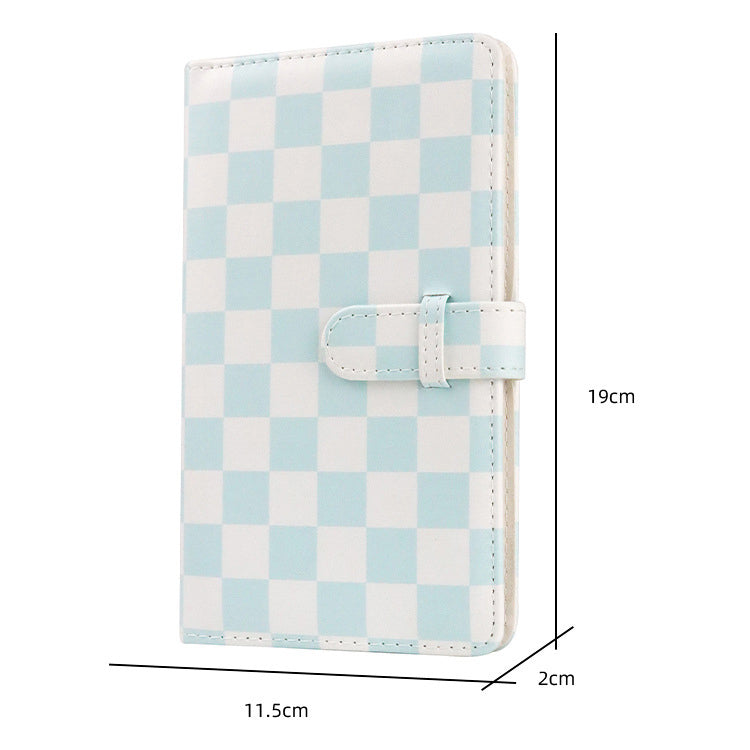 ZENKO 96-Sheets Album For Mini Film (3 inch) Blue Checkboard