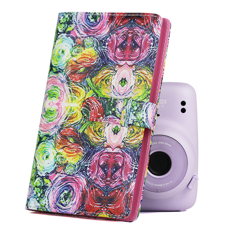 ZENKO 96 pocket Album For Mini Film (3 inch) Classic Flower