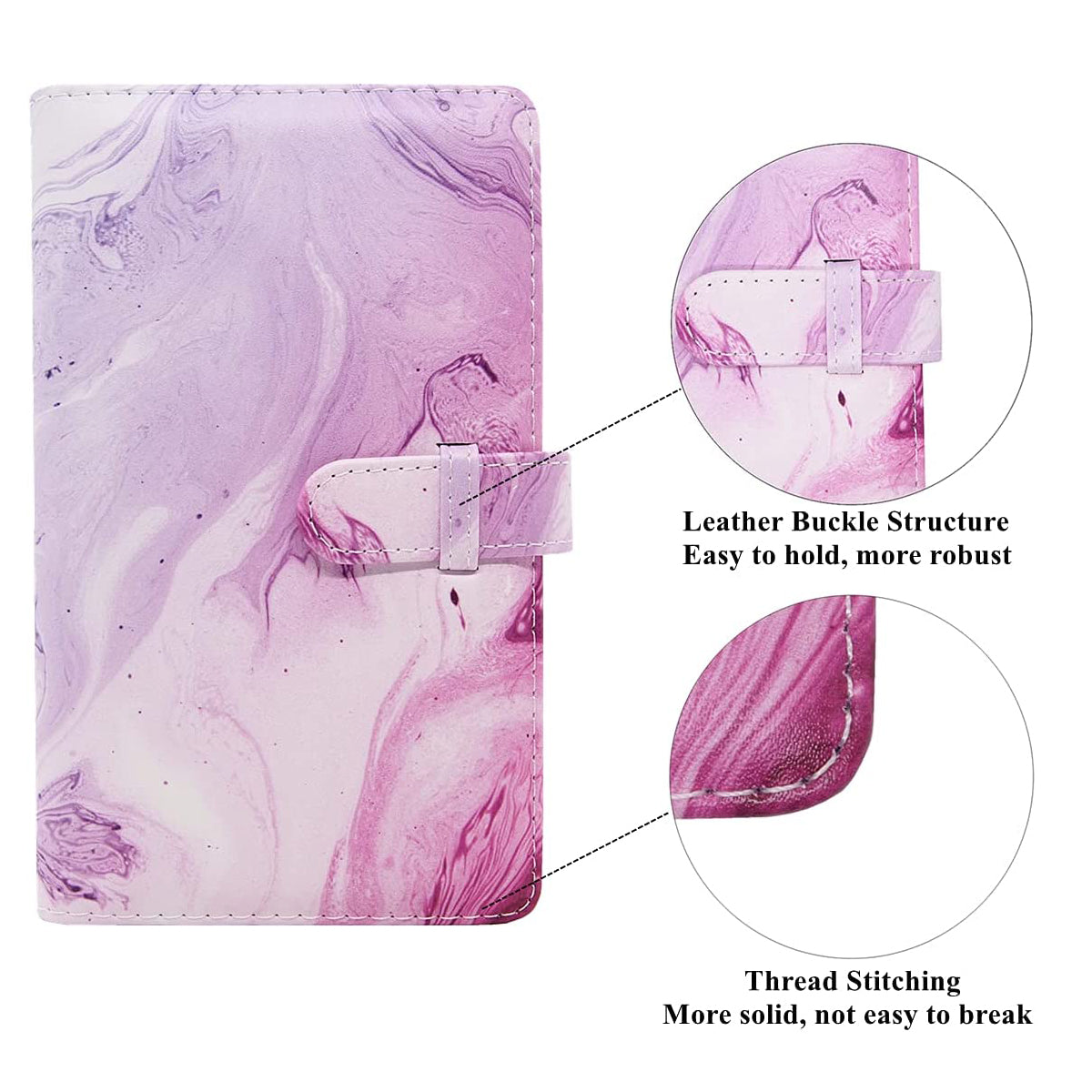 ZENKO 96-Sheets Album For Mini Film (3 inch) Pink Ripple