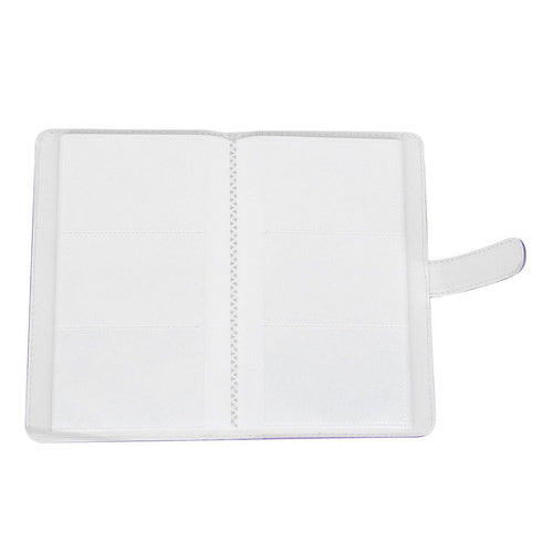 ZENKO 96-Sheets Album For Mini Film (3 inch) Purple Checkboard