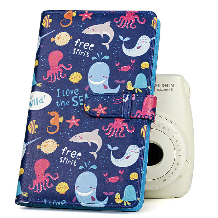 ZENKO 96 pocket Album For Mini Film (3 inch) Sea Shell