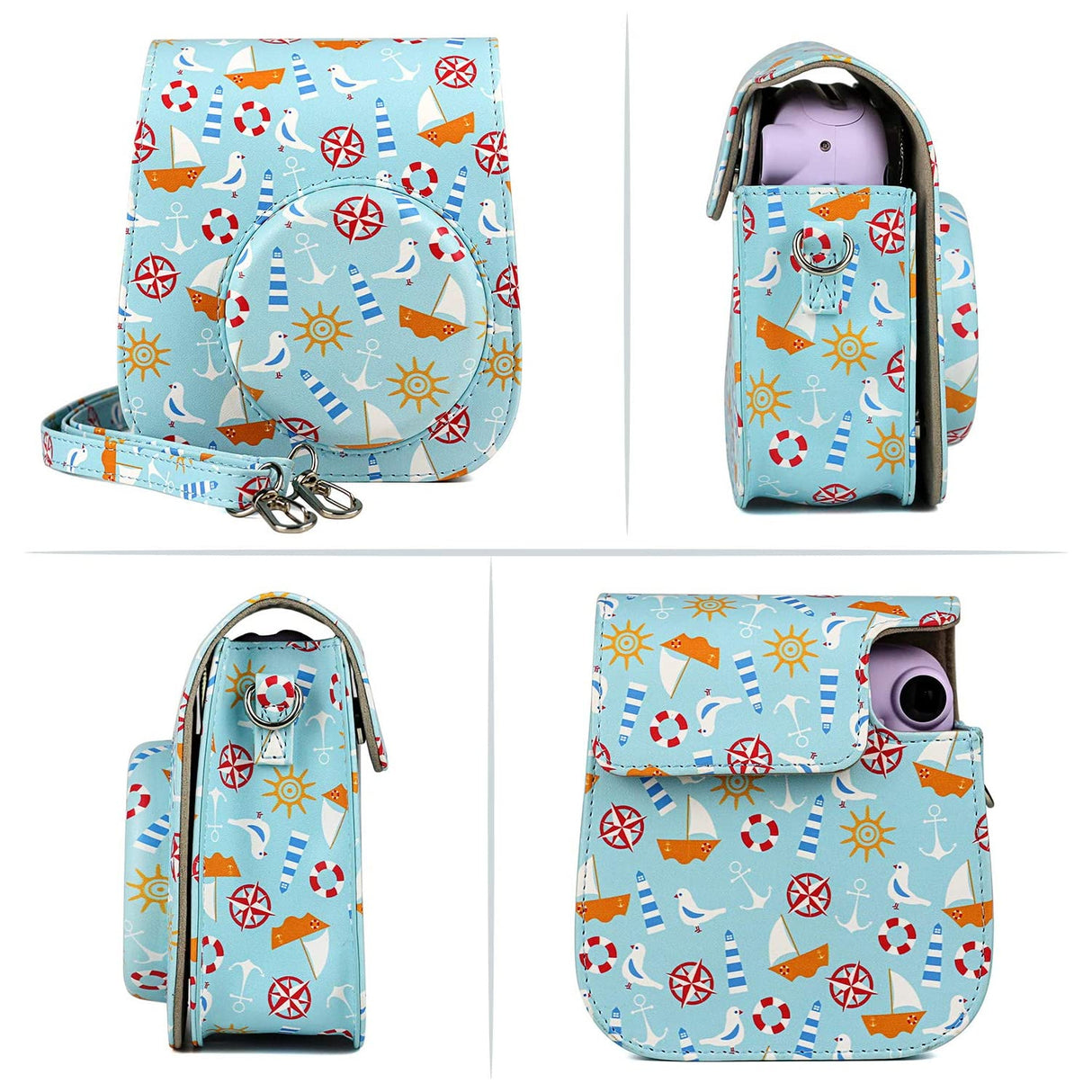 ZENKO MINI 11 INSTAX CAMERA POUCH BAG (Blue Seagull)