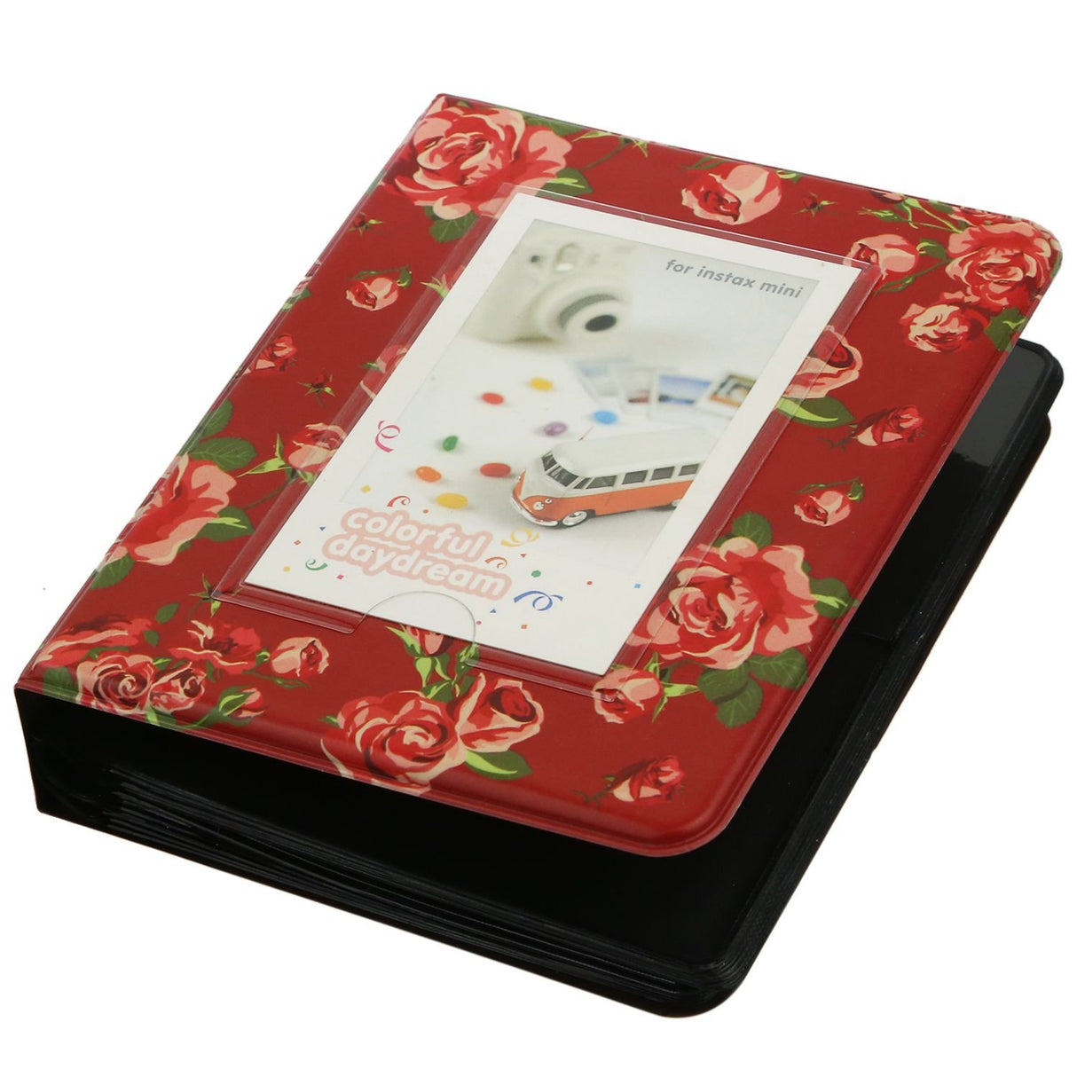 ZENKO INSTAX 64 BEAUTIFUL FLOWER PHOTO ALBUM RED