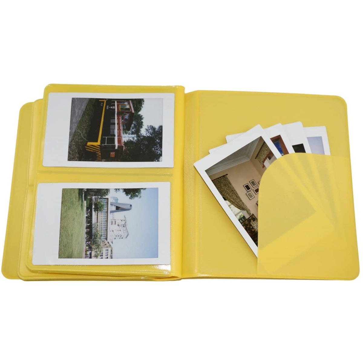 ZENKO INSTAX CANDY PHOTO ALBUM 64 SHEET FOR MINI FILM YELLOW