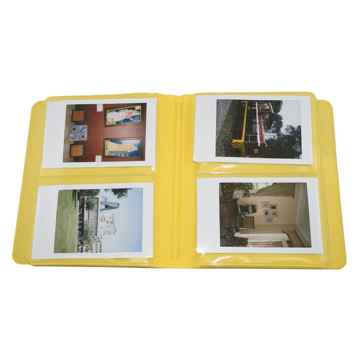 ZENKO INSTAX CANDY PHOTO ALBUM 64 SHEET FOR MINI FILM YELLOW