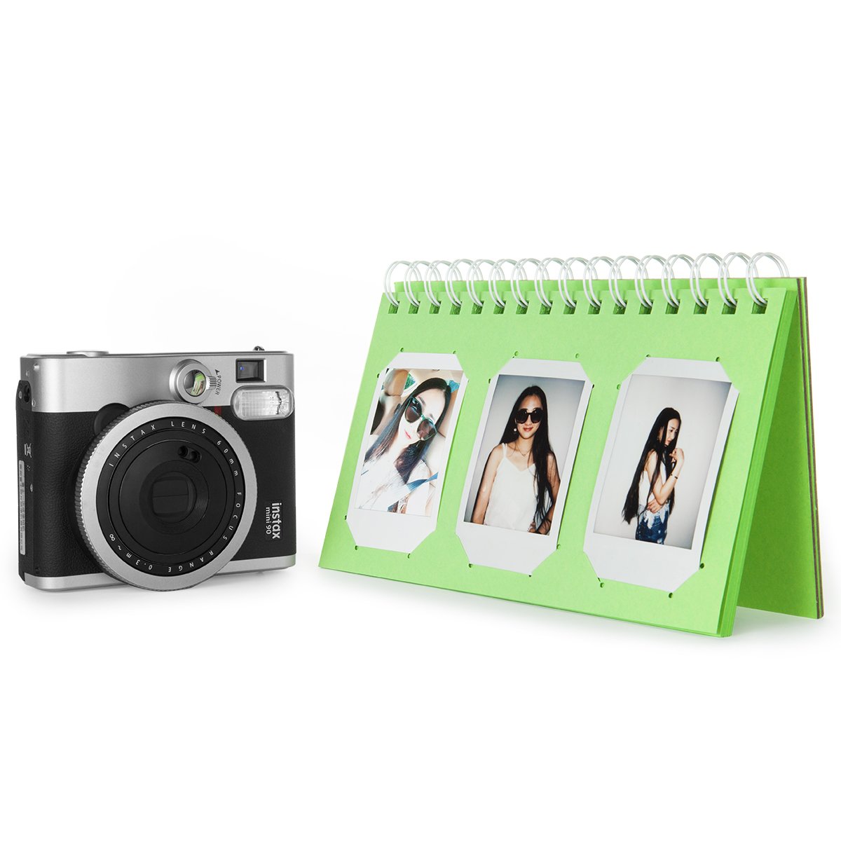 ZENKO INSTAX INSERT PHOTO ALBUM GRASS GREEN