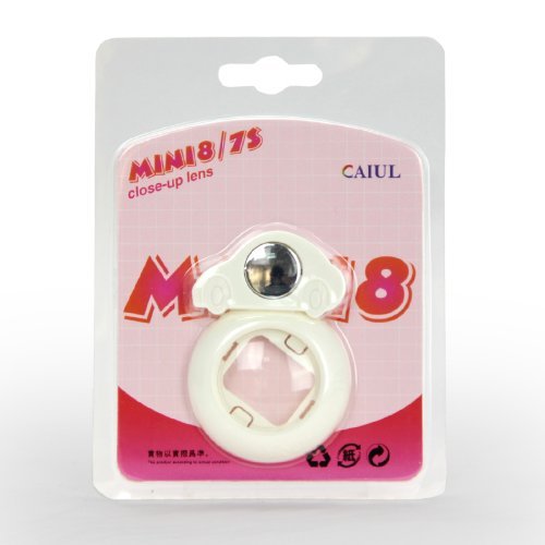 ZENKO INSTAX MINI 8 8+ 9 CARTOON CAR CLOSE UP LENS WHITE