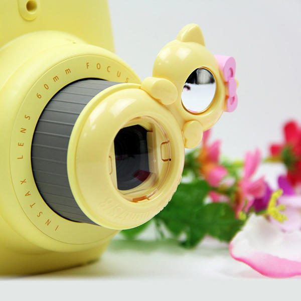 ZENKO INSTAX MINI 8 8+ 9 CAT CLOSE UP LENS YELLOW