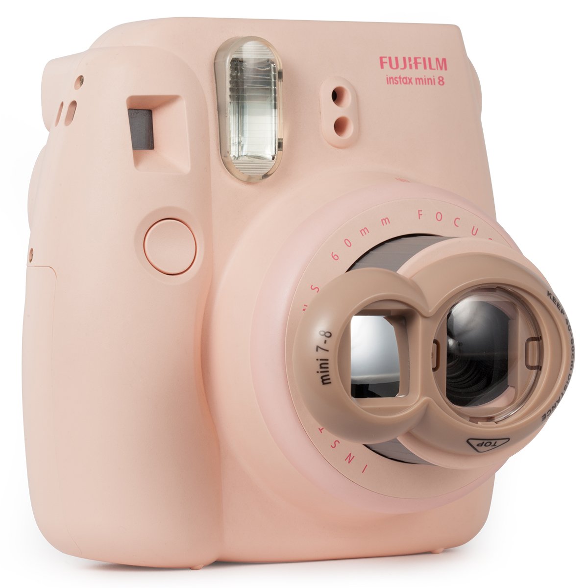 ZENKO INSTAX MINI 8 8+ 9 GENERAL CLOSE UP LENS STRAWBERRY POWDER