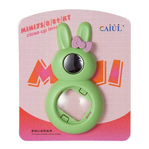 ZENKO INSTAX MINI 8 8+ 9 RABBIT CLOSE UP LENS LIME GREEN