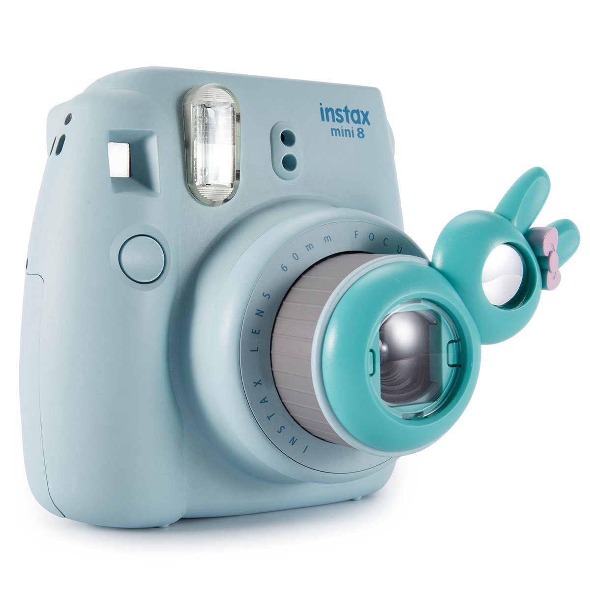 ZENKO INSTAX MINI 8 8+ 9 RABBIT CLOSE UP LENS MINT GREEN