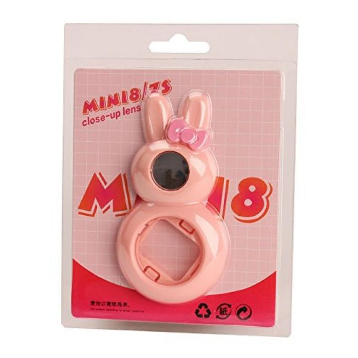 ZENKO INSTAX MINI 8 8+ 9 RABBIT CLOSE UP LENS PINK
