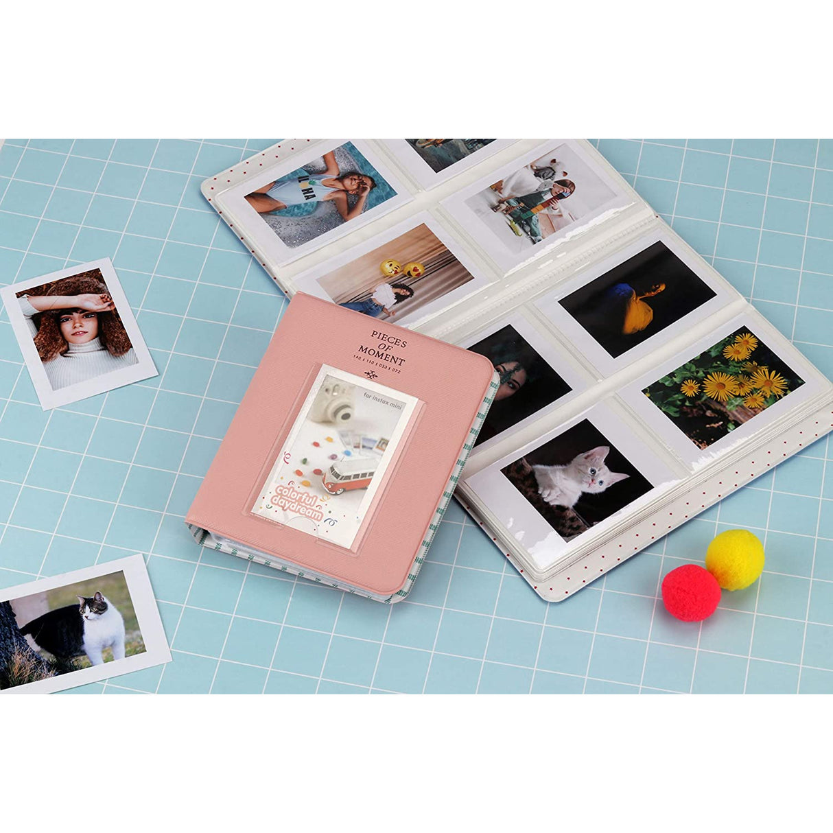ZENKO INSTAX MINI 64 TIME PHOTO ALBUM BLUSH PINK