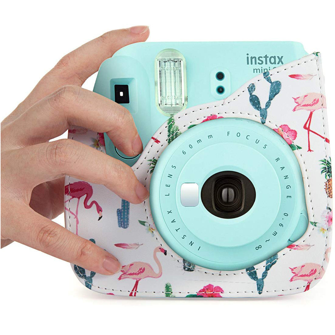 ZENKO MINI 11 INSTAX CAMERA POUCH BAG Cactus flamingos