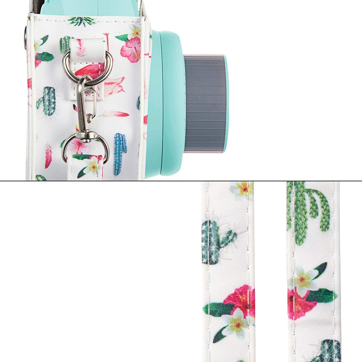 ZENKO MINI 11 INSTAX CAMERA POUCH BAG Cactus flamingos
