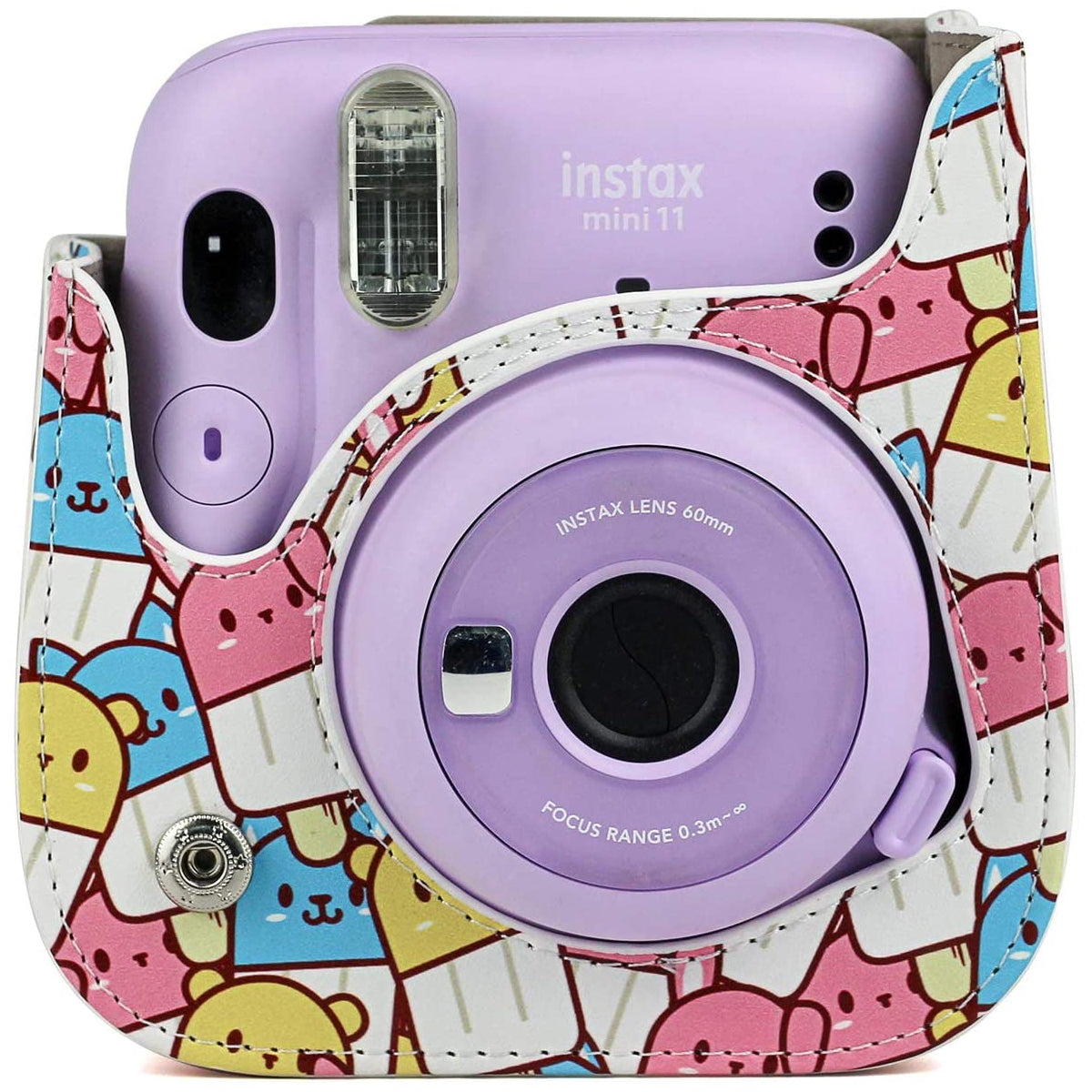 ZENKO MINI 11 INSTAX CAMERA POUCH BAG Animal ice cream