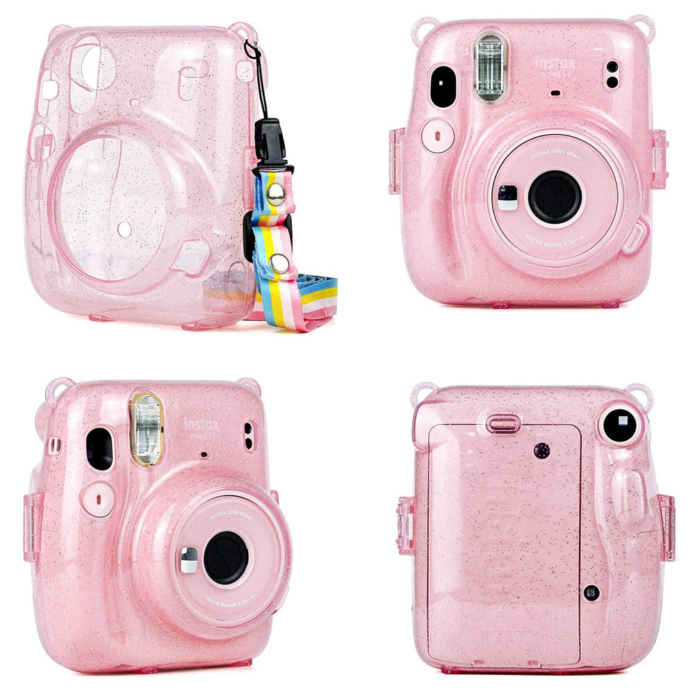 ZENKO MINI 11 INSTAX CAMERA POUCH BAG Glister Pink