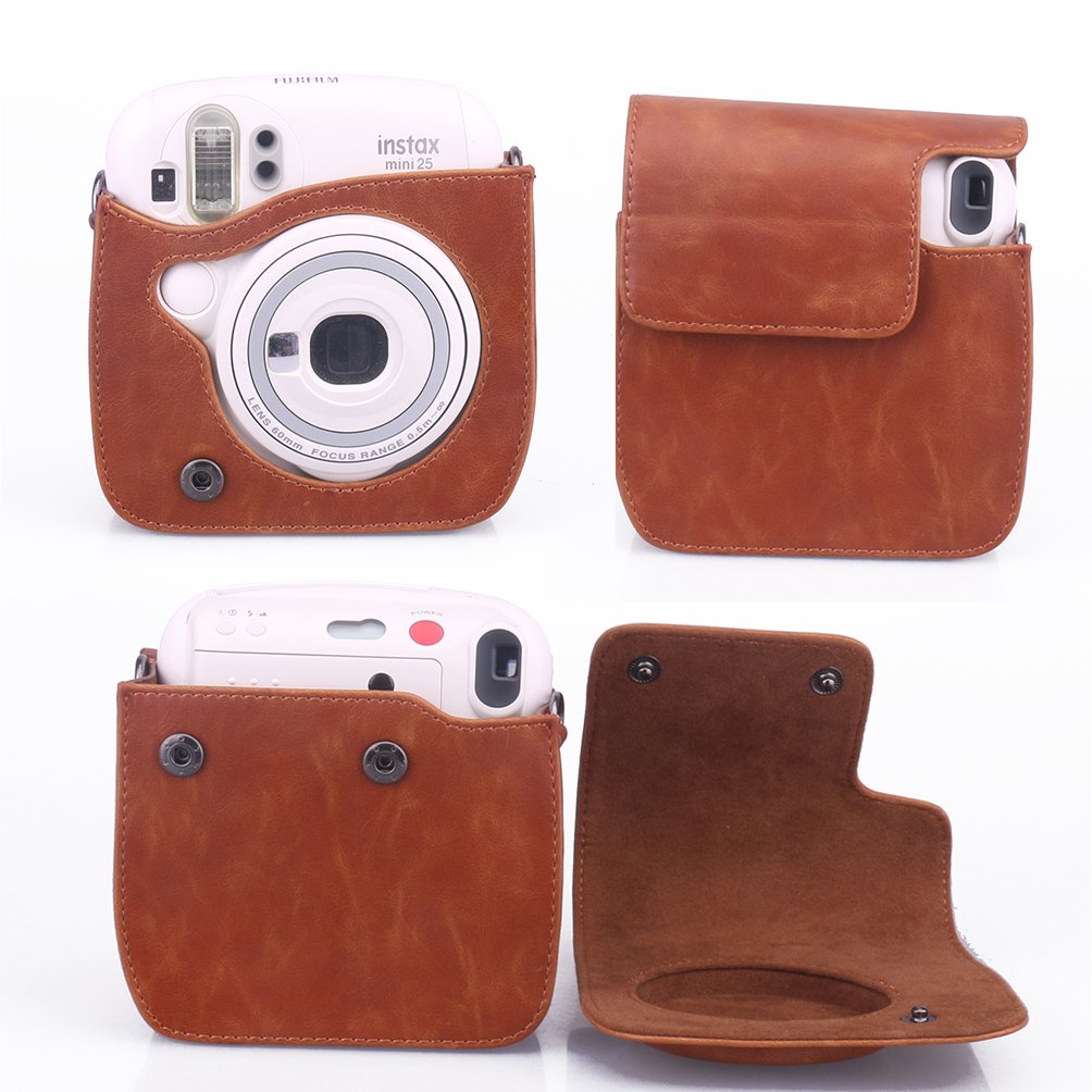 ZENKO MINI 25 INSTAX CAMERA POUCH BAG Brown