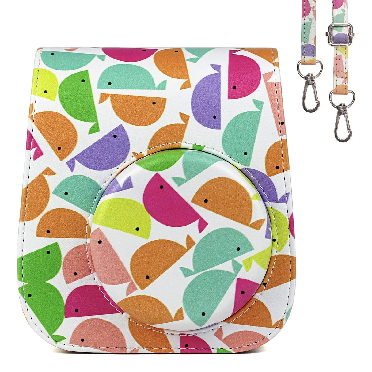 ZENKO MINI 11 8 8+ 9 INSTAX CAMERA POUCH BAG Colorful whale