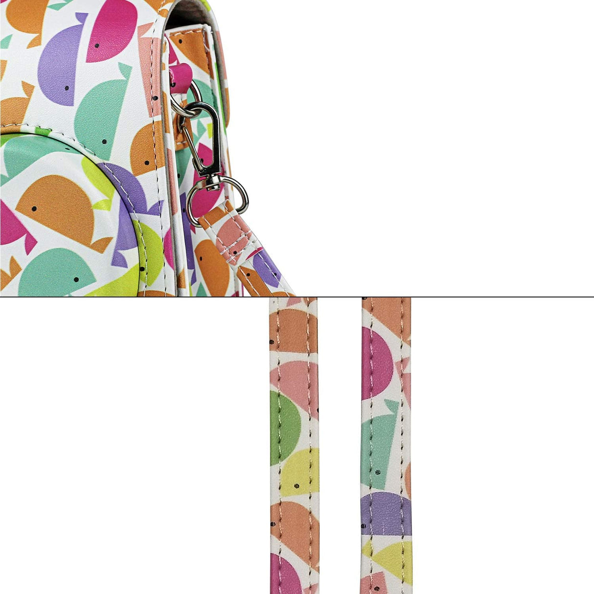 ZENKO MINI 11 8 8+ 9 INSTAX CAMERA POUCH BAG Colorful whale
