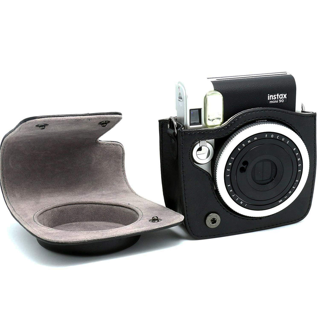 ZENKO MINI 90 INSTAX CAMERA FLAT COVER POUCH BAG Black