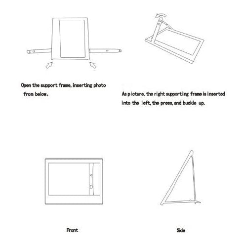 ZENKO Plastic Photo frame For Square film Purple