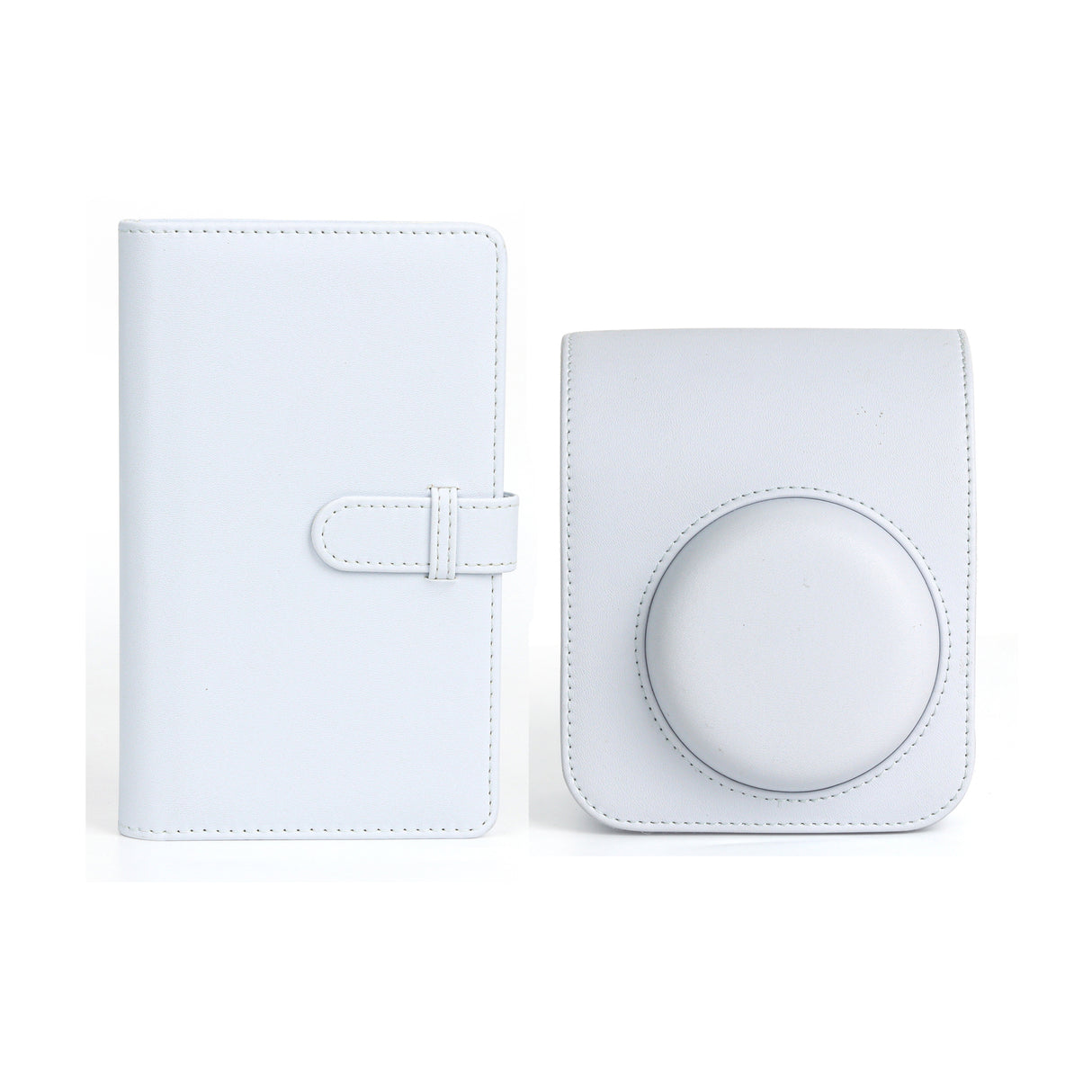 ZIKKON Instant Mini 12 Protective Camera Case with 108 sheet album (Clay white)