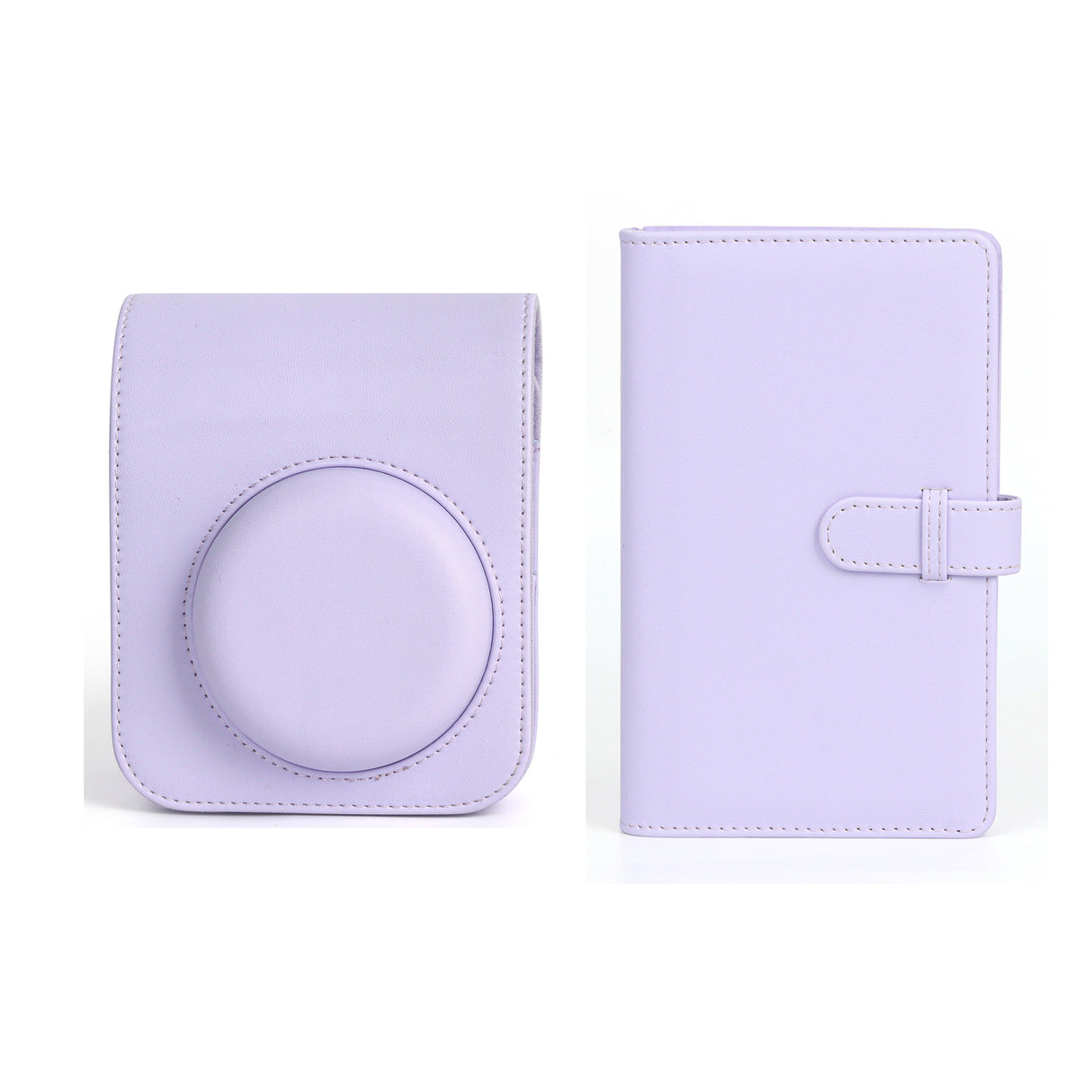 ZIKKON Instant Mini 12 Protective Camera Case with 108 sheet album (Lilac Purple)