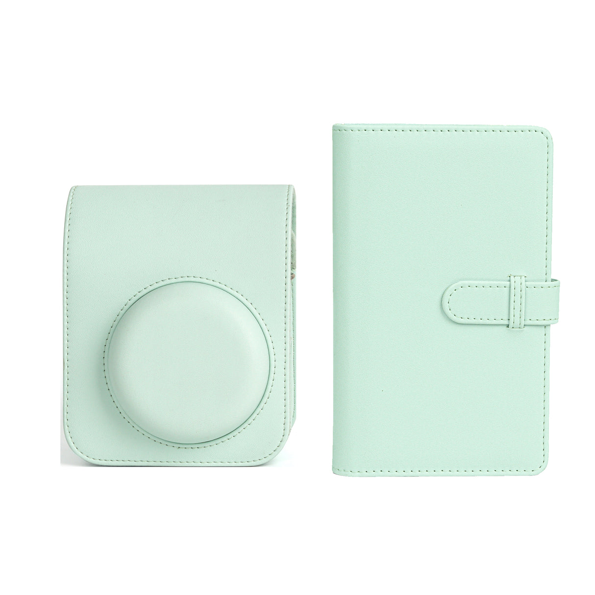 ZIKKON Instant Mini 12 Protective Camera Case with 108 sheet album (Mint green)