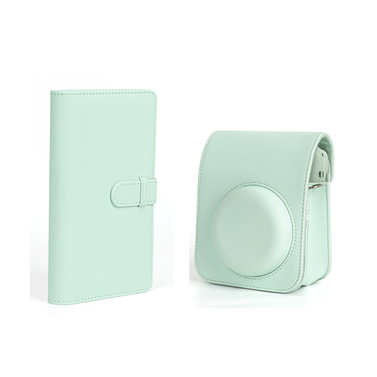 ZIKKON Instant Mini 12 Protective Camera Case with 108 sheet album (Mint green)