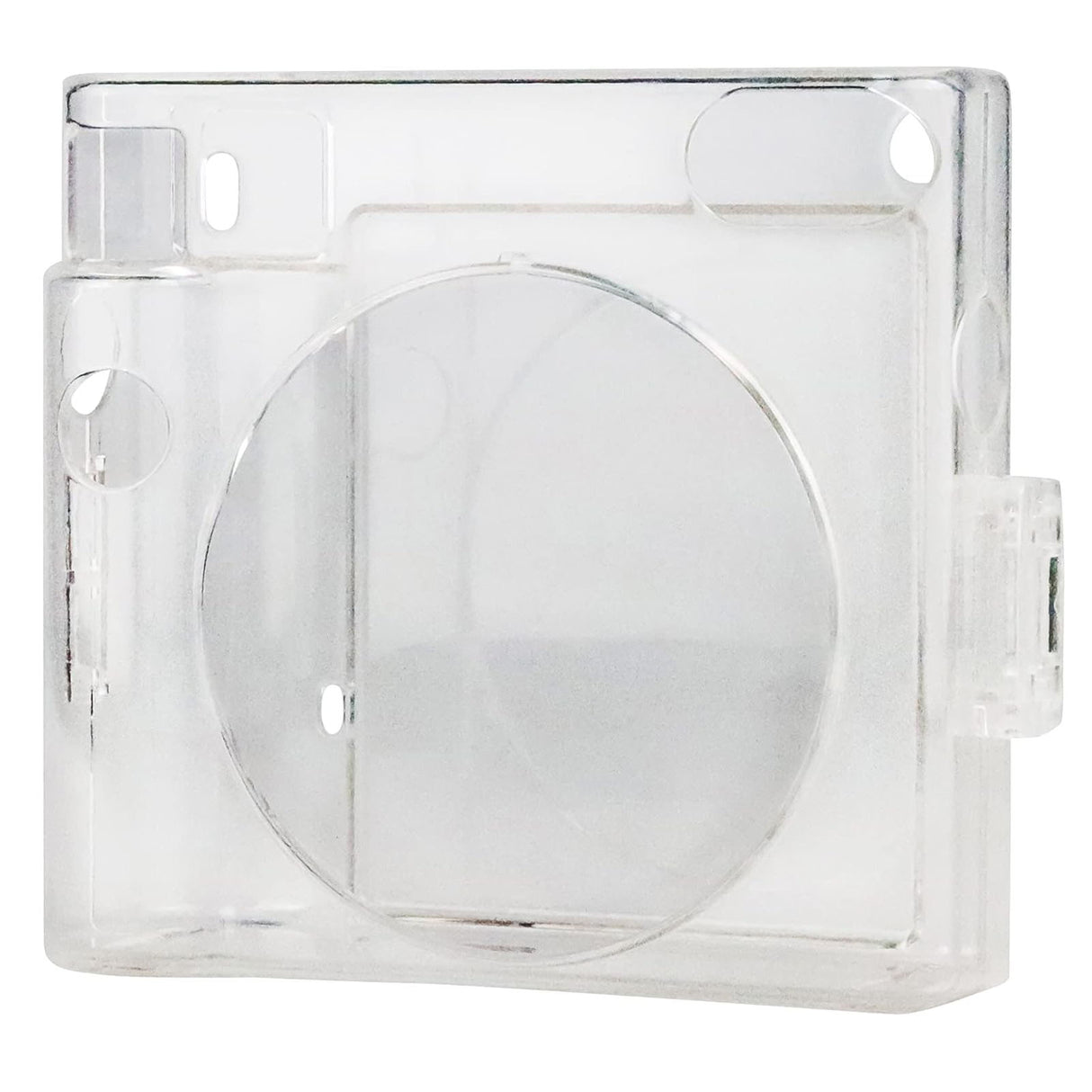 ZIKKON Instant SQ1 Case Clear - Protective Case Compatible for Fuji-Film Insta-x Instant SQ1 Square Instant Camera - with Shoulder Strap - Transparent