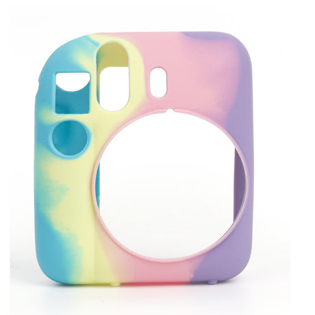 Zikkon Instax Mini 12 Silicone Protective Camera Case_Blue Rainbow