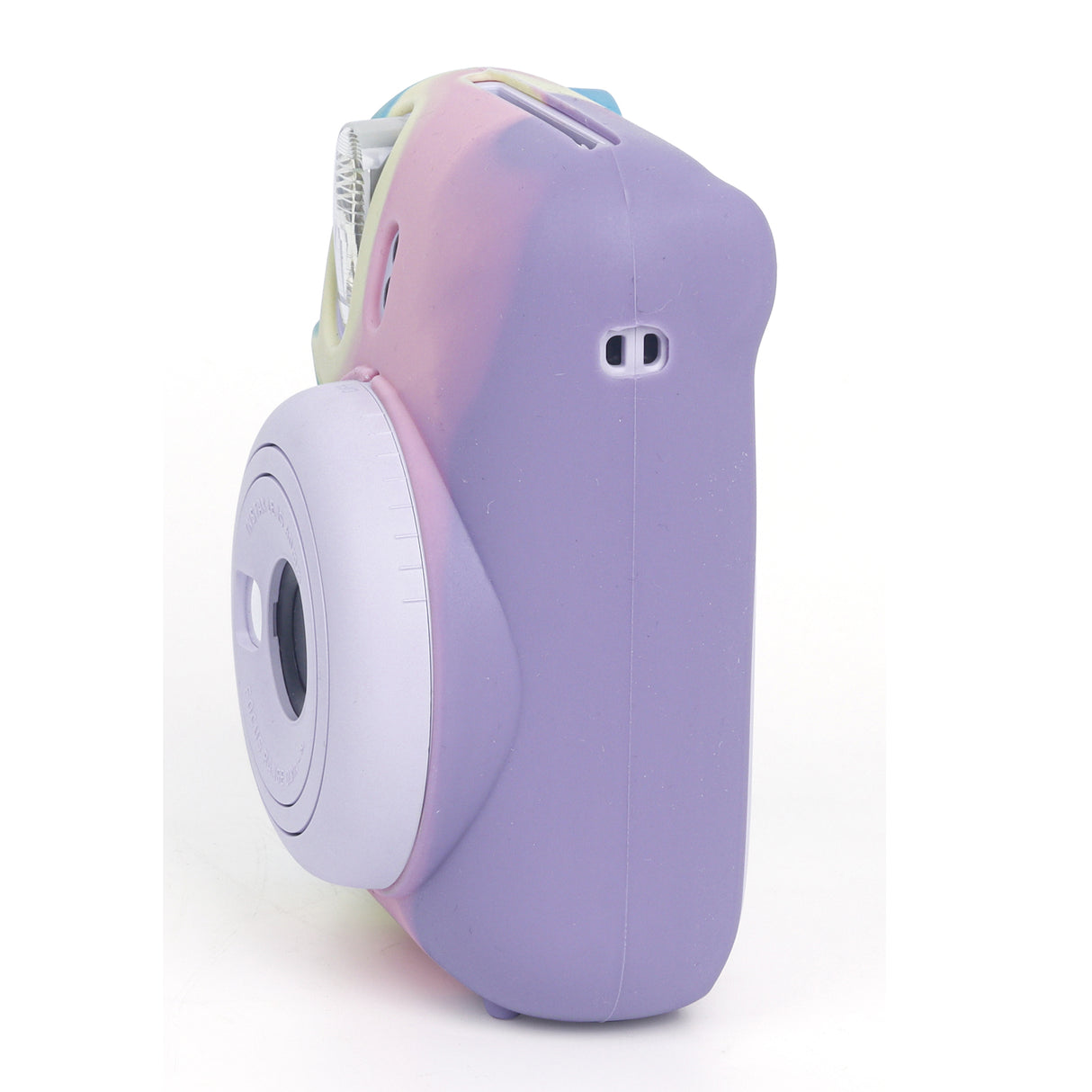 Zikkon Instax Mini 12 Silicone Protective Camera Case_Blue Rainbow
