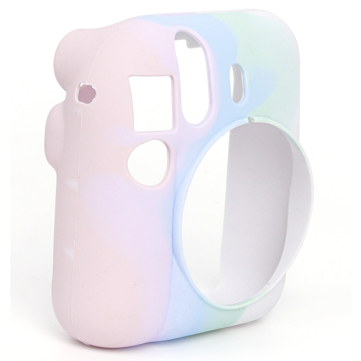 Zikkon Instax Mini 12 Silicone Protective Camera Case_Shallow Rainbow