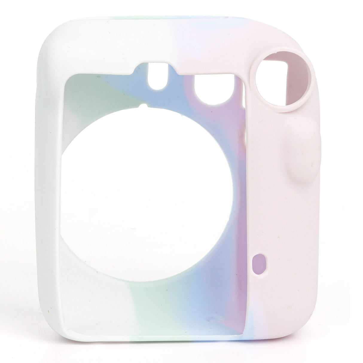 Zikkon Instax Mini 12 Silicone Protective Camera Case_Shallow Rainbow