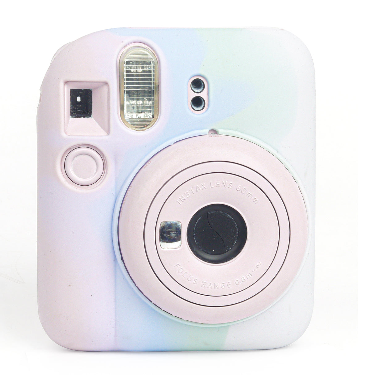 Zikkon Instax Mini 12 Silicone Protective Camera Case_Shallow Rainbow