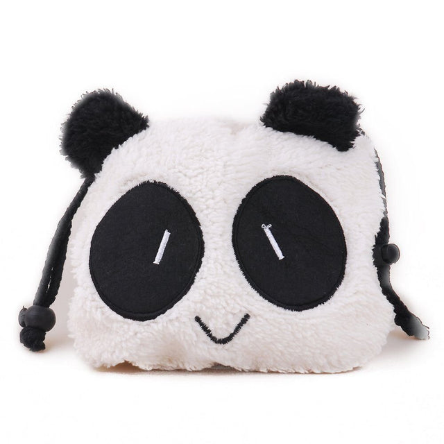 ZIKKON Instax Mini 7s 8 8+ 90 25 26 50s 70, SP-1, Polaroid Z2300, Pringo 231 Cute Panda Comprehensive Protection Case Bag Camera Bag (White & Black)