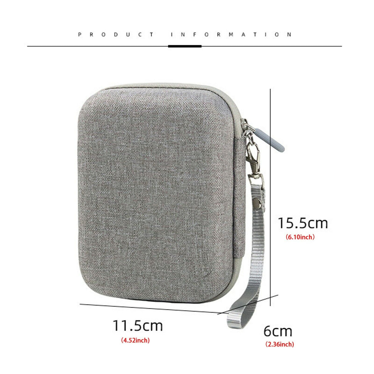 ZIKKON Instax Mini EVA Case For Instax Mini Link, Link2, Liplay, EVO Carrying Bag