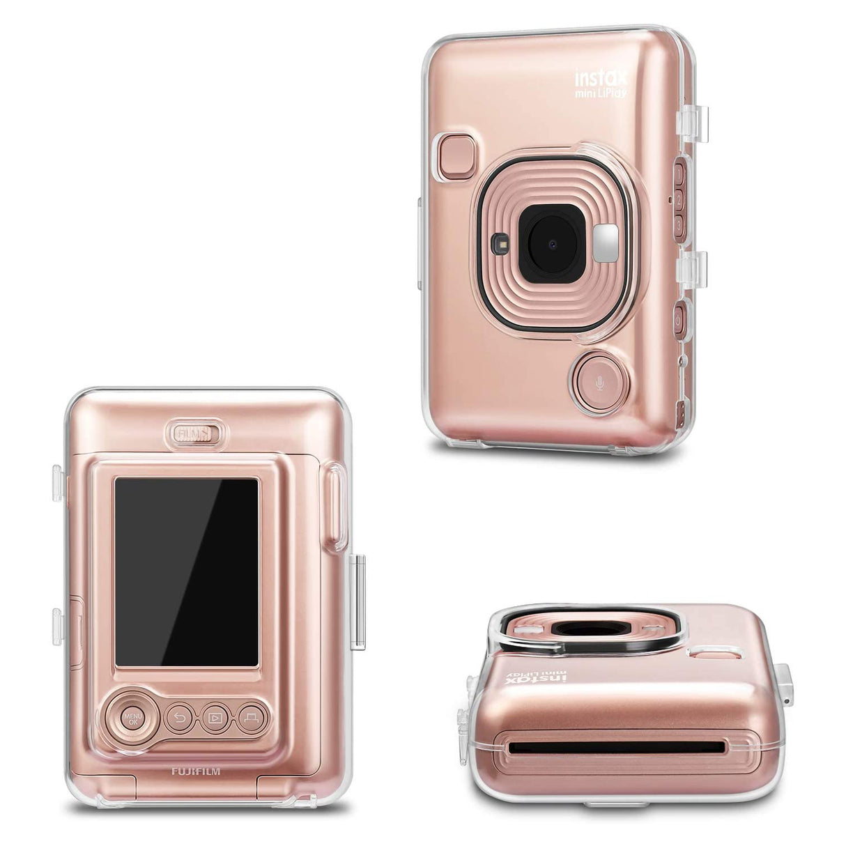 ZIKKON Instax Mini Liplay Instant Camera Case(Clear)