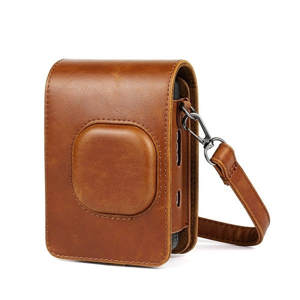 ZIKKON Instax Mini Liplay Instant Camera Case-Brown